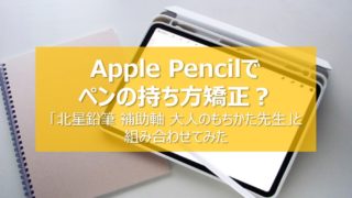 【Apple Pencilで字の練習】「大人のもちかた先生」は持ち方矯正に使えるかものトップ画像