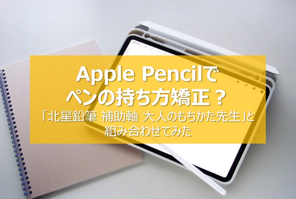 【Apple Pencilで字の練習】「大人のもちかた先生」は持ち方矯正に使えるかものトップ画像